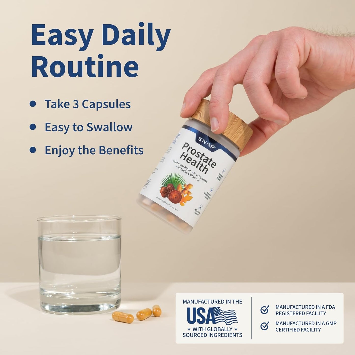 Snap Prostate Health + Snap Nitric Oxide Combo