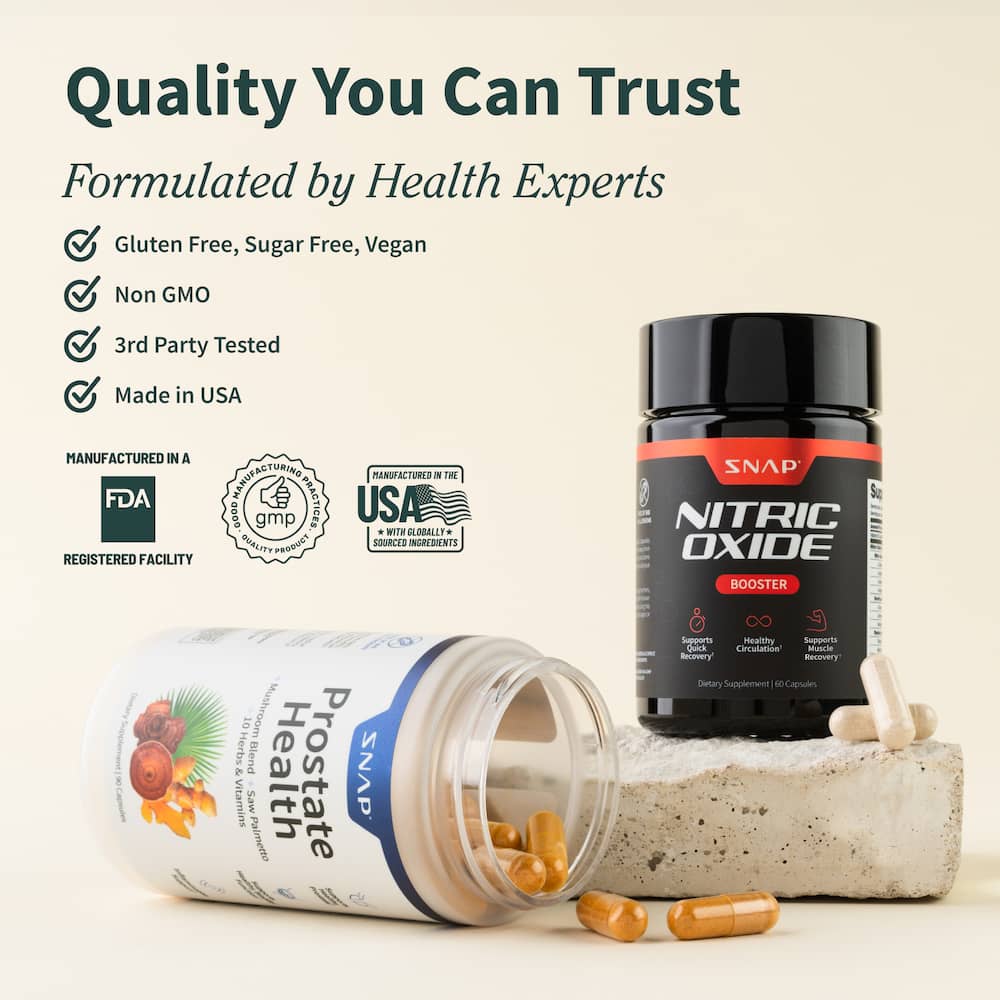 Snap Prostate Health + Snap Nitric Oxide Combo