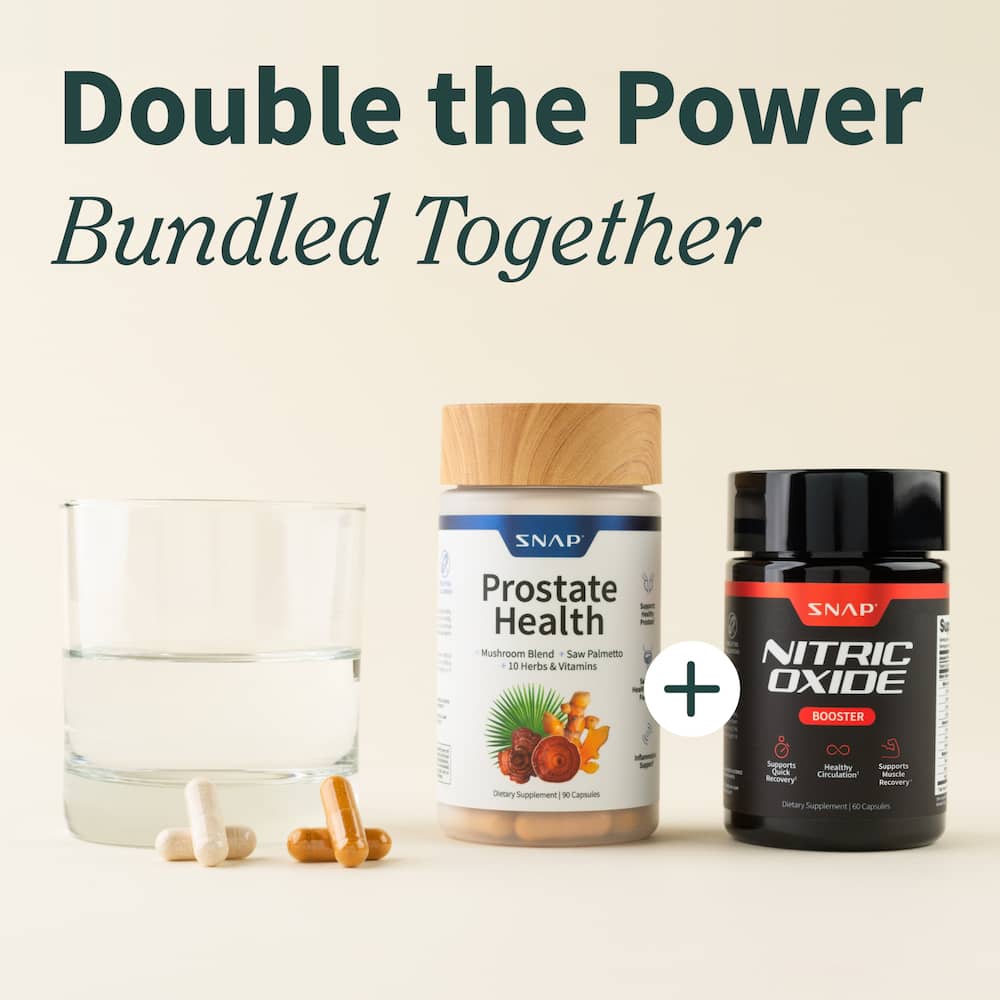 Snap Prostate Health + Snap Nitric Oxide Combo